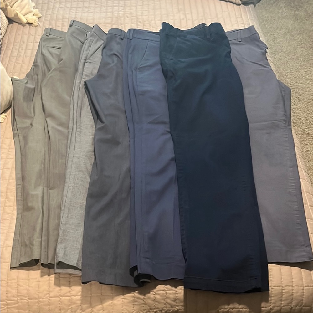 Express Men’s Slim/Extra Slim 32x32. Set of Men's Dress Pants in Various Shade